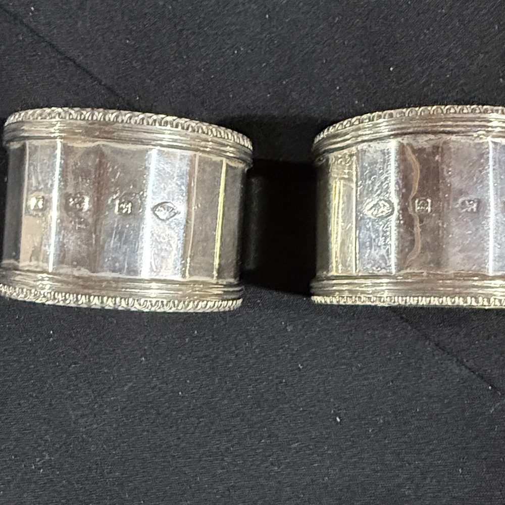 Silver Napkin Rings - Picture 2 of 5